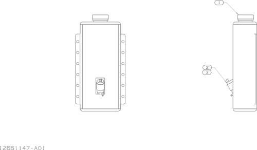 8110-RESERVOIR BOTTLE, W-WASHER