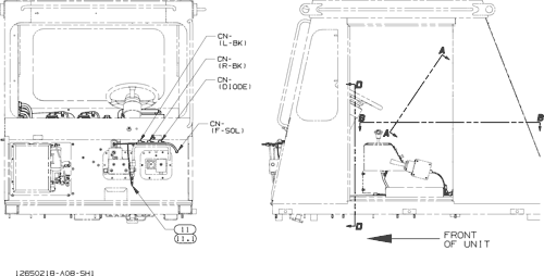 3730-COMPONENTS REAR & FT CAB