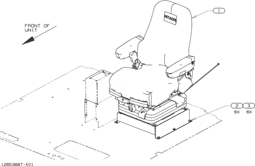 8505-OP SEAT & MTG,