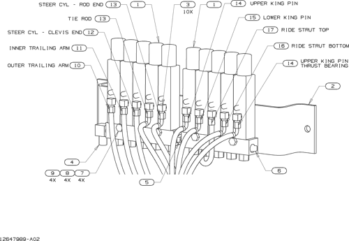 9310-KIT-FRONT AXLE RH,