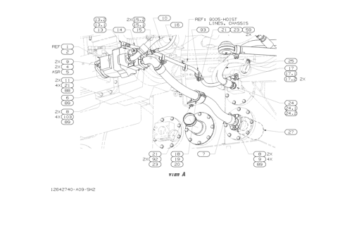 6005-STEER LINES-CHASSIS