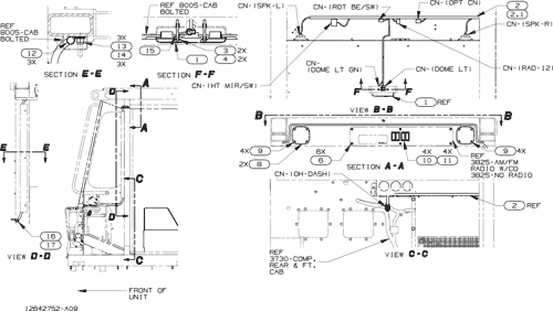 3805-INSTR PANEL-OVERHEAD