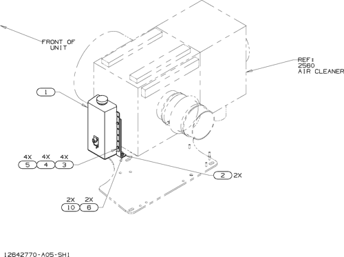 8105-WASHER RESERVOIR & MTG