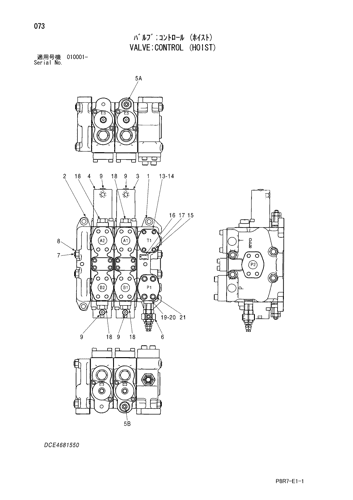 VALVE;CONTROL (HOIST)