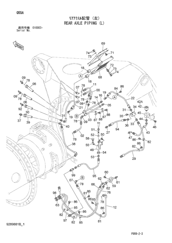 REAR AXLE PIPING (L)
