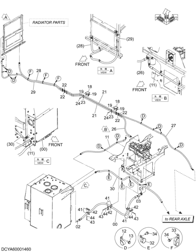 MAIN PIPING (BRAKE COOLER)