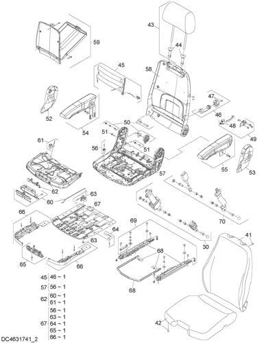 AIR-SUSPENSION SEAT (2)(GRAMMER)
