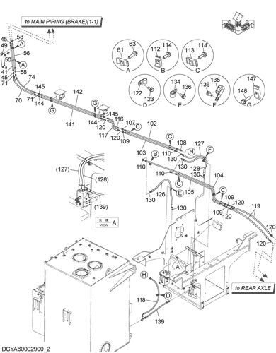 MAIN PIPING (BRAKE)(1-2)