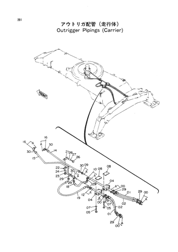 OUTRIGGER PIPINGS (UNDERCARRIAGE)