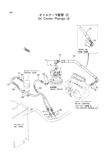 OIL COOLER PIPINGS (3)