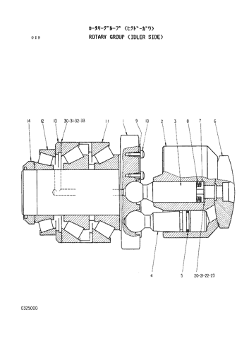 ROTARY GROUP (IDLER SIDE)