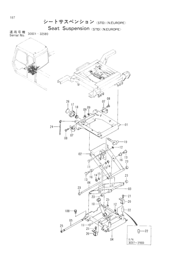 SEAT SUSPENSION [STD][N.EUROPE]