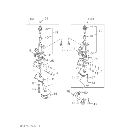051- OIL PUMP AND OIL