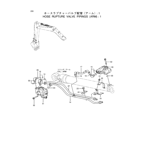 HOSE RUPTURE VALVE PIPINGS (ARM) -1