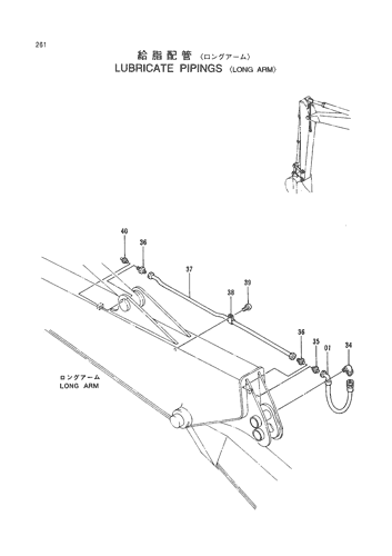LUBRICATE PIPINGS (LONG ARM)