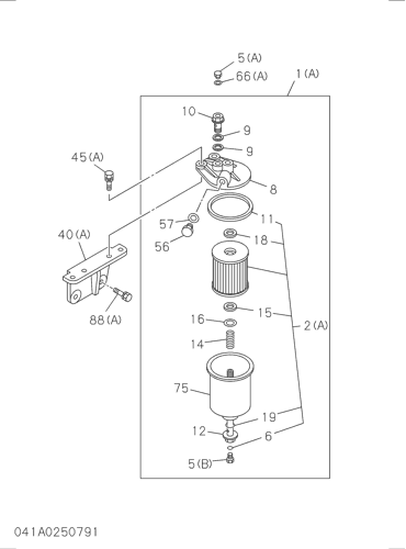 041- FUEL FILTER AND