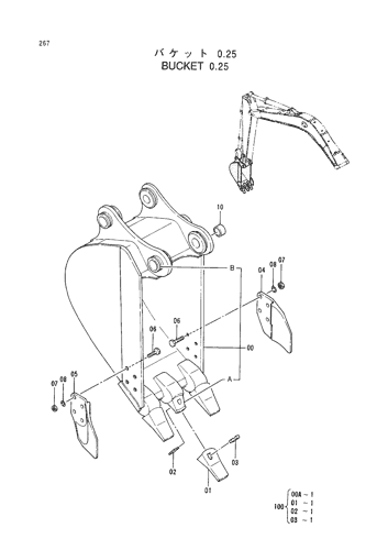 BUCKET (0.25)