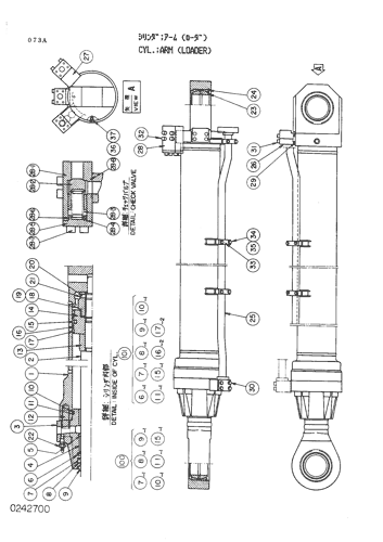 CYL.;ARM (LOADER)