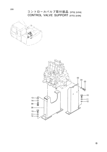 CONTROL VALVE SUPPORT [STD][USA]