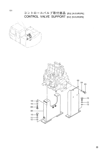 CONTROL VALVE SUPPORT [EU][N.EUROPE]
