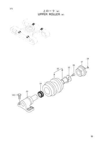 UPPER ROLLER -M-