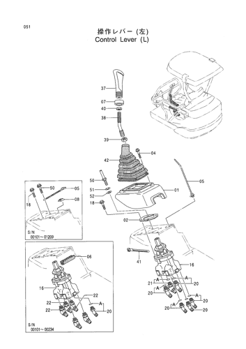 CONTROL LEVER (L)