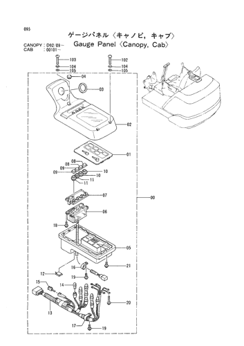 GAUGE PANEL -CANOPY, CAB-