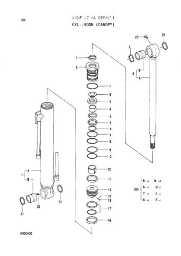 CYL.;BOOM (CANOPY)