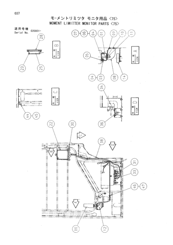 MOMENT LIMITTER MONITOR PARTS -75-