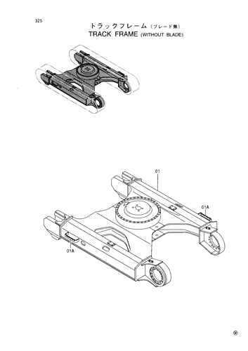 TRACK FRAME -WITHOUT BLADE-