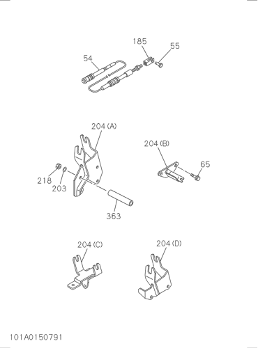 101- ACCELERATOR PEDAL AND