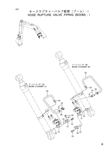 HOSE RUPTURE VALVE PIPINGS (BOOM) -1