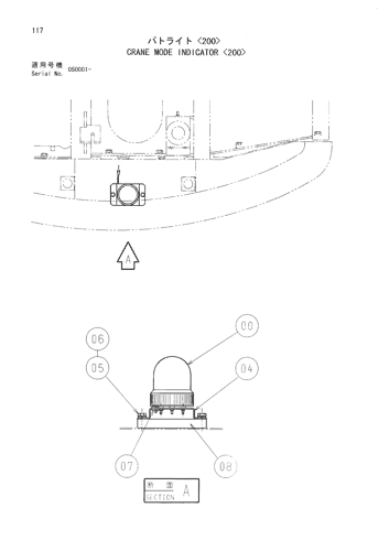 CRANE MODE INDICATOR -200-