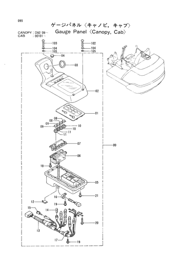 GAUGE PANEL -CANOPY, CAB-