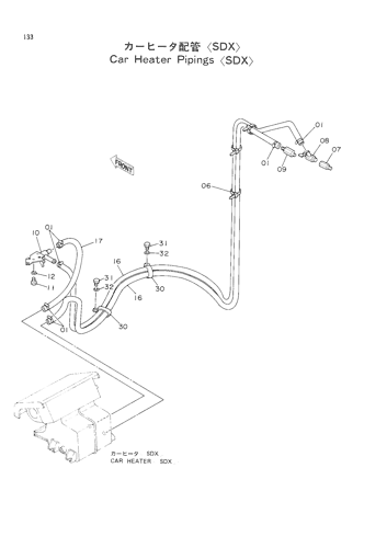 HEATER PIPINGS -SDX-