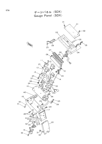 GAUGE PANEL -SDX-