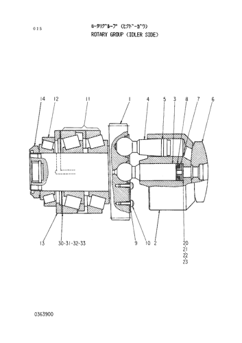 ROTARY GROUP (IDLER SIDE)