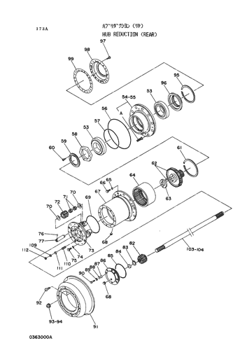 HUB REDUCTION (REAR)