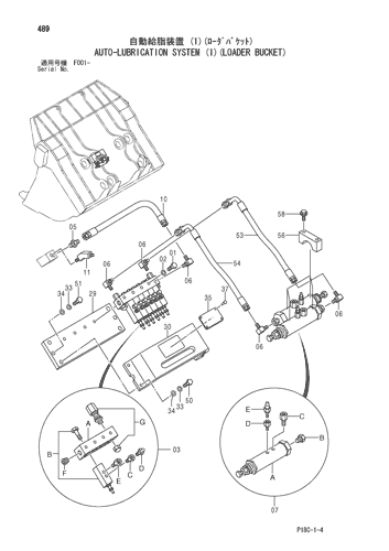 AUTO-LUBRICATION SYSTEM (1)(LOADER BUCKET)