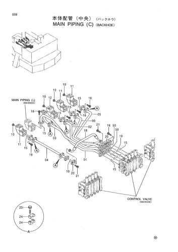 MAIN PIPING (C) -BACKHOE-