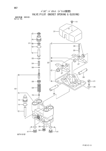 VALVE;PILOT (BUCKET OPENING & CLOSING)