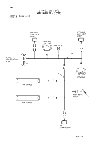 WIRE HARNESS (1)(CAB)
