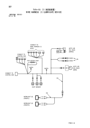 WIRE HARNESS (1)(LUBRICATE DEVICE)
