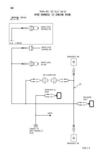 WIRE HARNESS (2)(ENGINE ROOM)