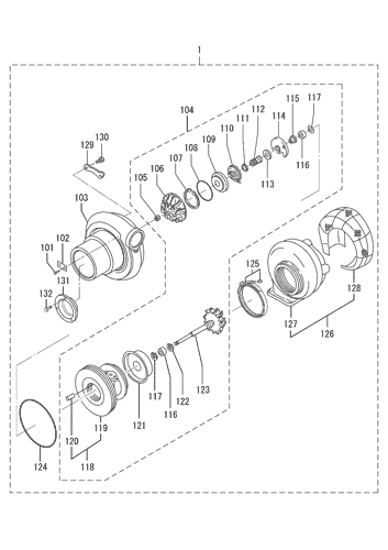 TURBOCHARGER(MODEL TD09-45MRC-34)