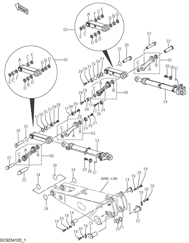 ARM PARTS (ARM 4.0m)