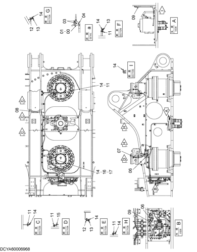 PILOT PIPING (SWING，TRAVEL)