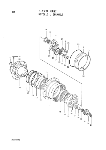 MOTOR;OIL (TRAVEL)