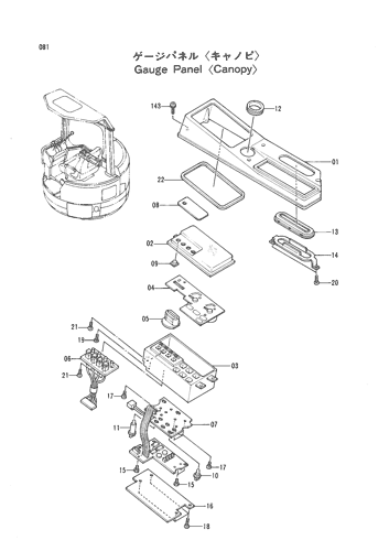 GAUGE PANEL -CANOPY-