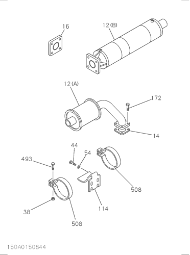 EXHAUST PIPE AND